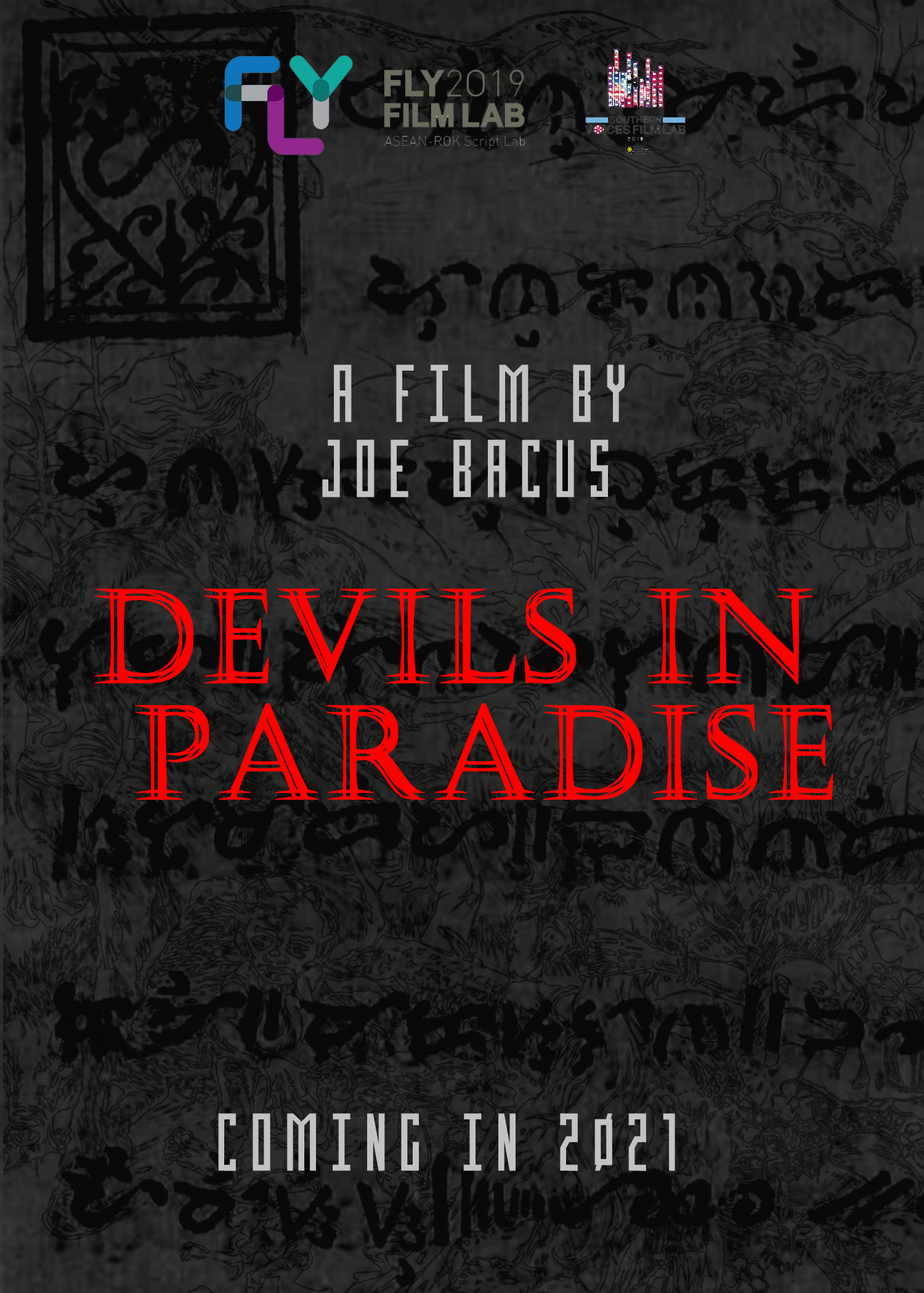 DEVILS IN PARADISE poster copy